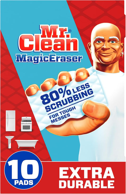 Mr. Clean Magic Eraser Sponge, All Purpose Cleaner, Cleaning Scrubber,
