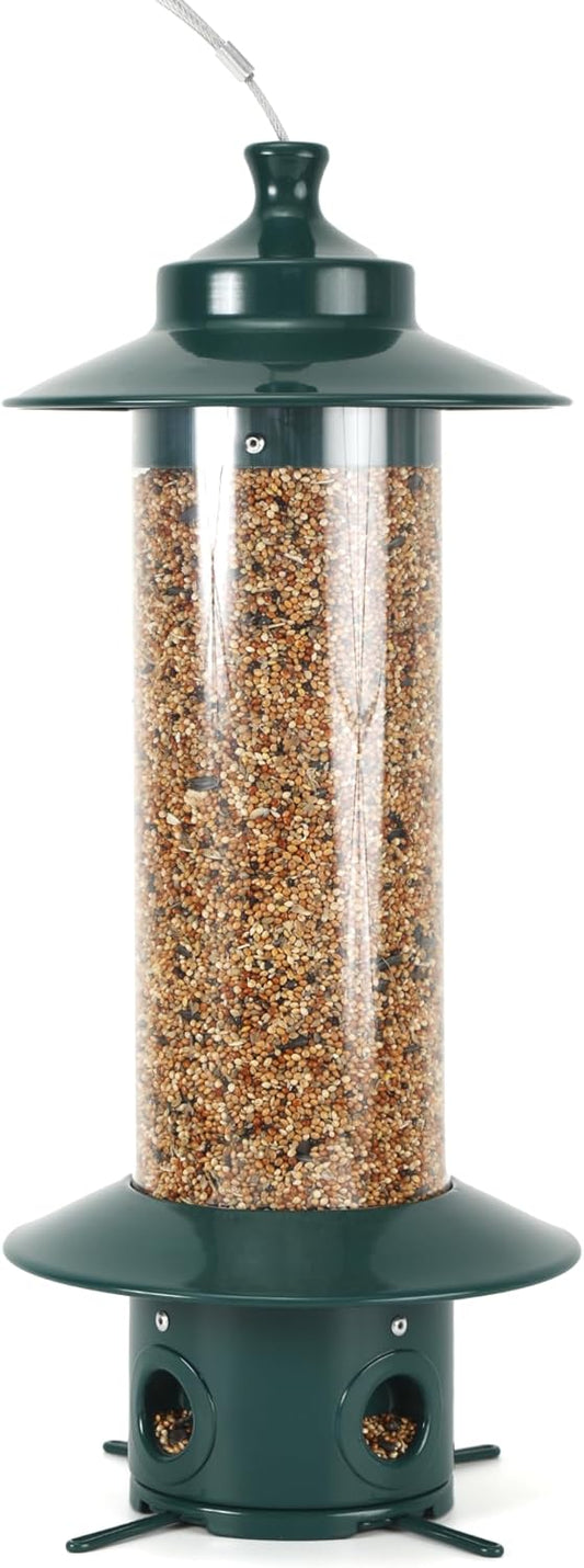 Squirrel Proof Bird Feeders, Heavy Duty Metal Wild Bird Feeders, Bird 