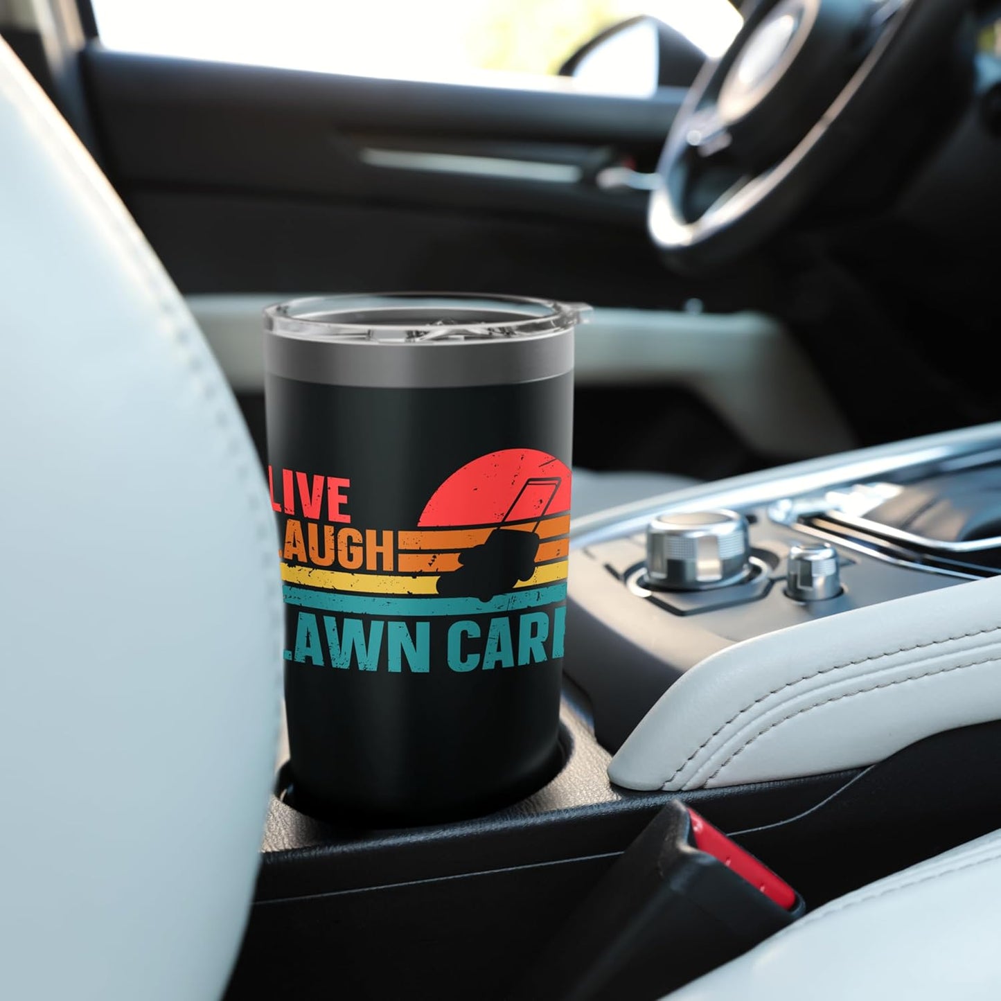 Live Laugh Lawn Care Stainless Steel Insulated Tumbler