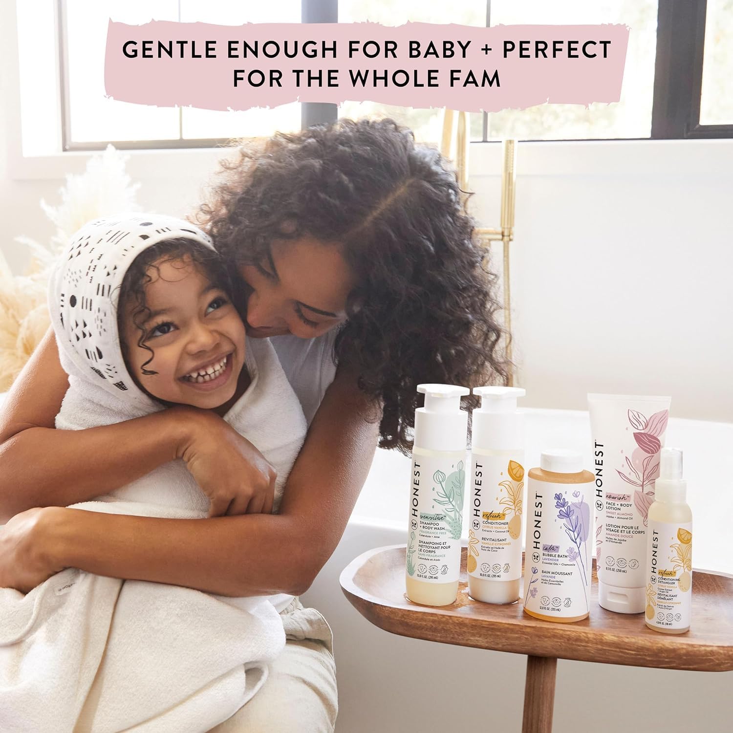 The Honest Company Foaming Bubble Bath Gentle for Baby, Naturally Deri
