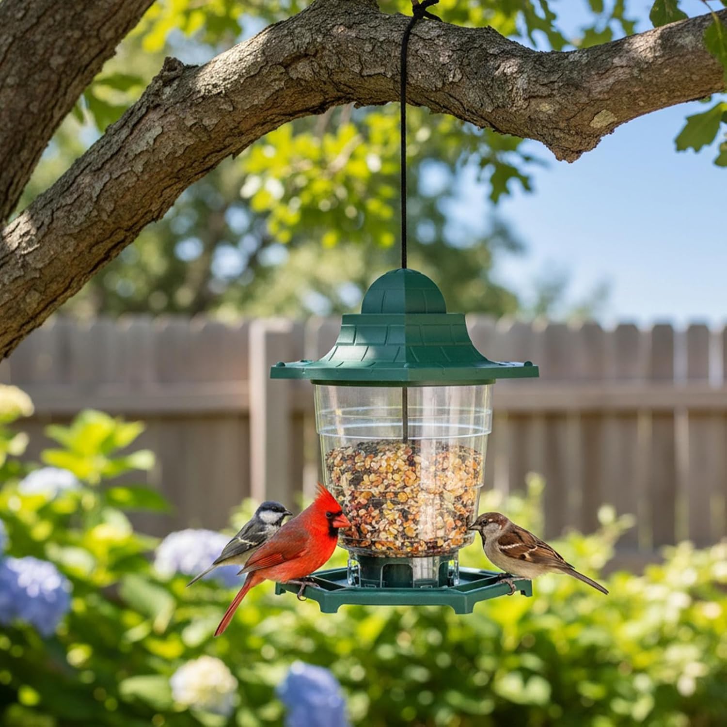 Bird Feeder - Weather Proof Feeding Bowl, Wild Birds Feeders for Backy