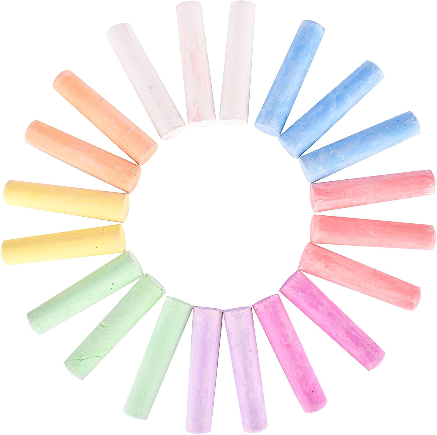Sunny Days Entertainment Sidewalk Chalk Set for Kids with Storage, Was