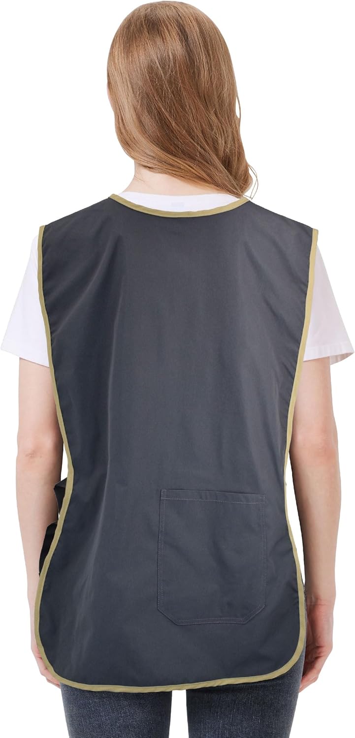 Nanxson Waterproof Cobbler Apron for Women Men with Pockets Adjustable Buckle Design Hair Stylist Apron for Garden Cooking