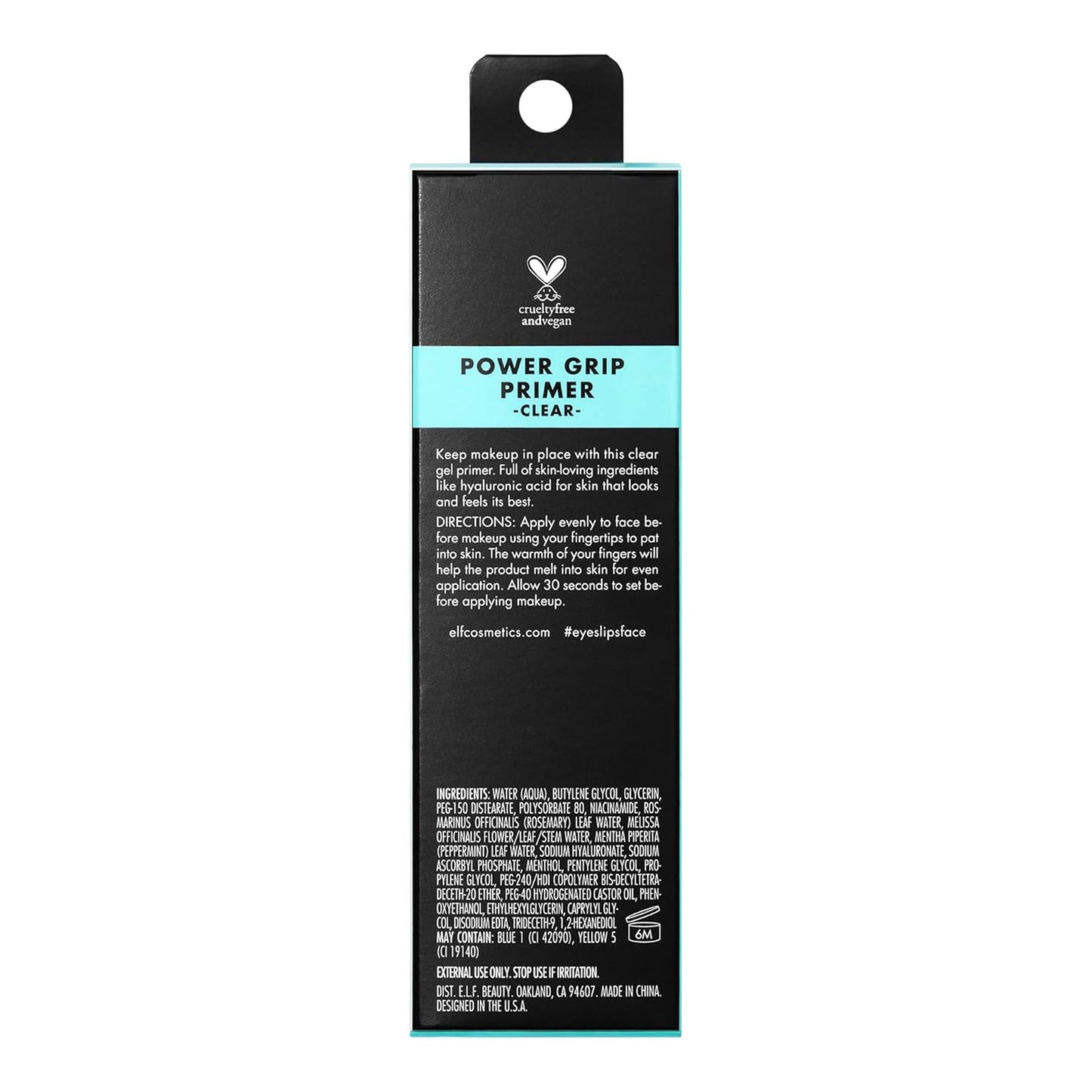 e.l.f. Power Grip Primer, Gel-Based & Hydrating Face Primer For Smooth