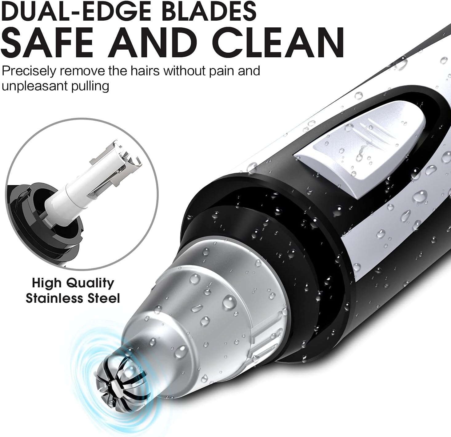 Ear and Nose Hair Trimmer Clipper - 2026 Professional Painless Eyebrow