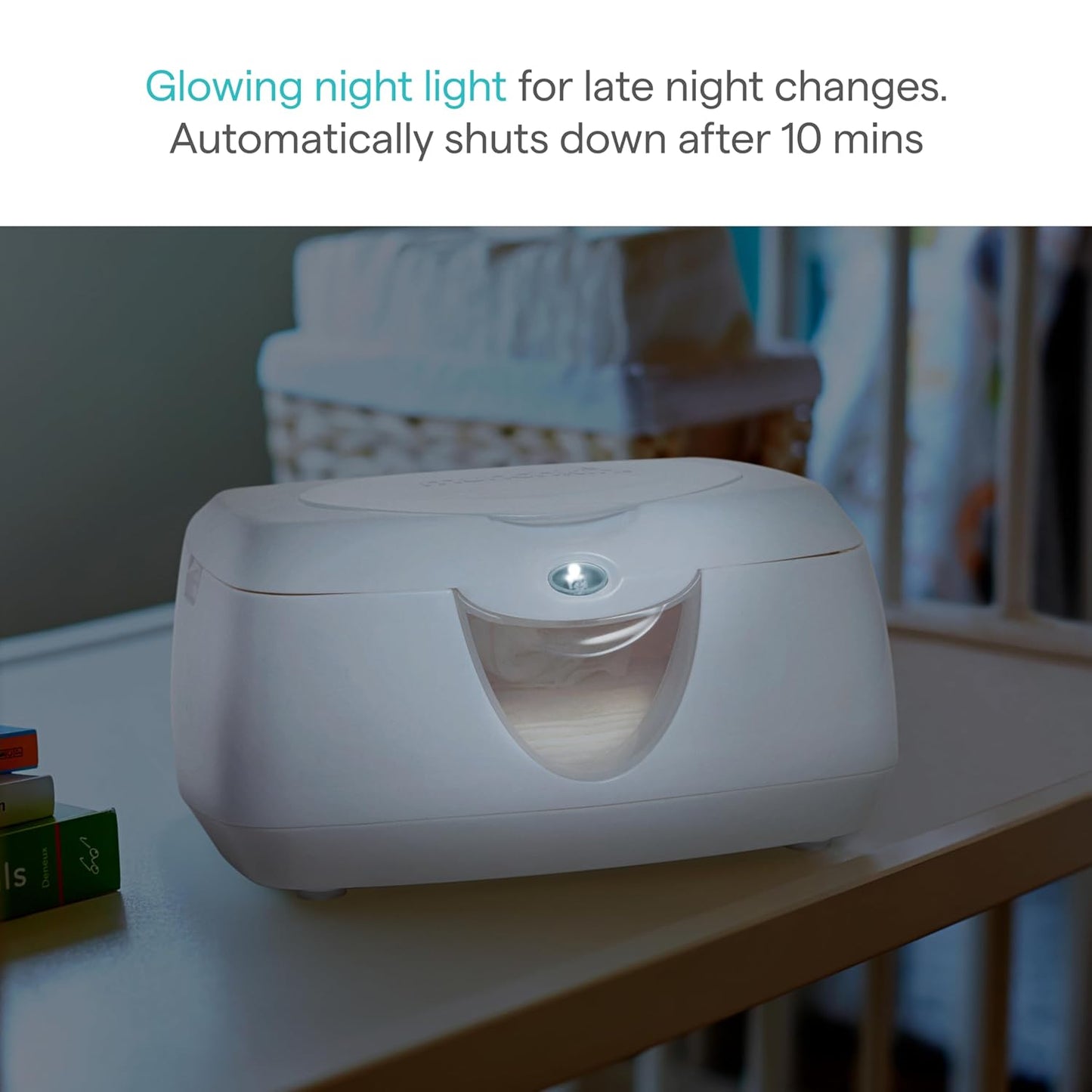 Munchkin Warm Glow Baby Wipe Warmer, White
