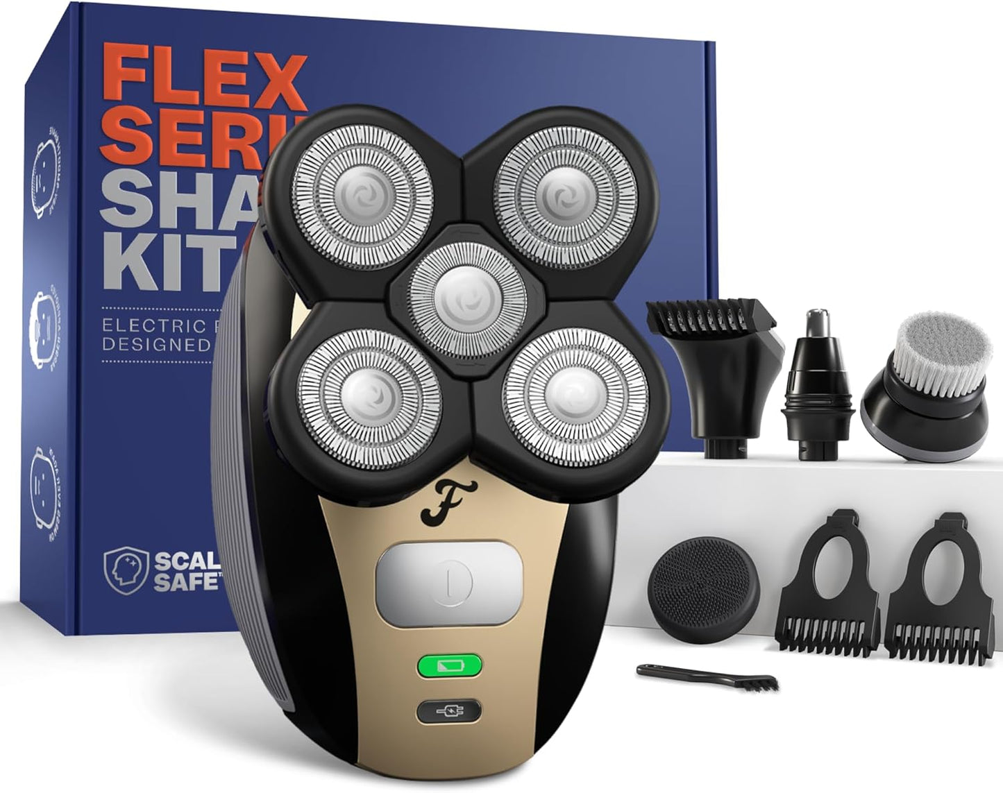 Freebird FlexSeries Electric Head & Body Hair Shaver - Mens Cordless R