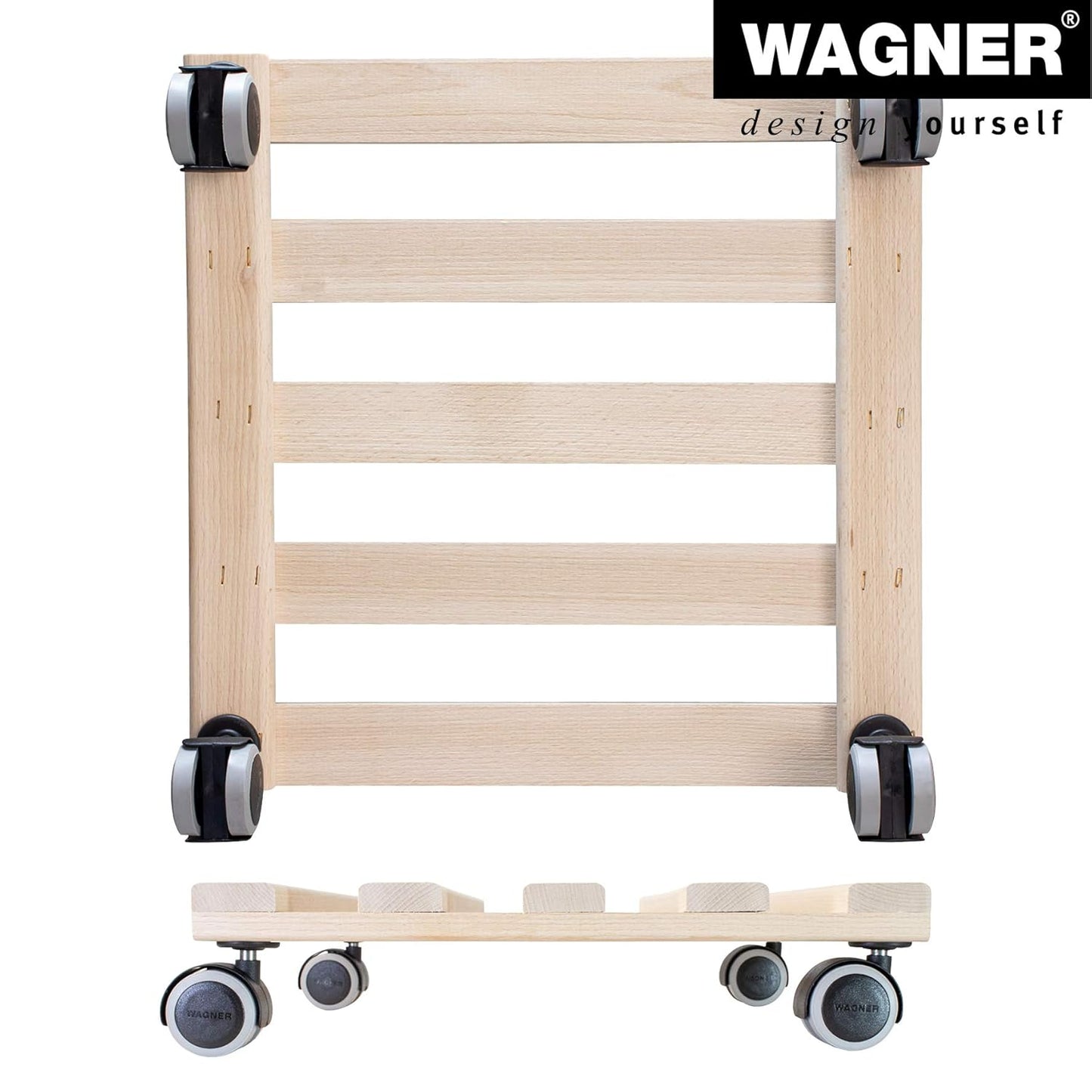 Wagner System 20043801 Multi-Roller Paletti Gardening Wagon, Nature