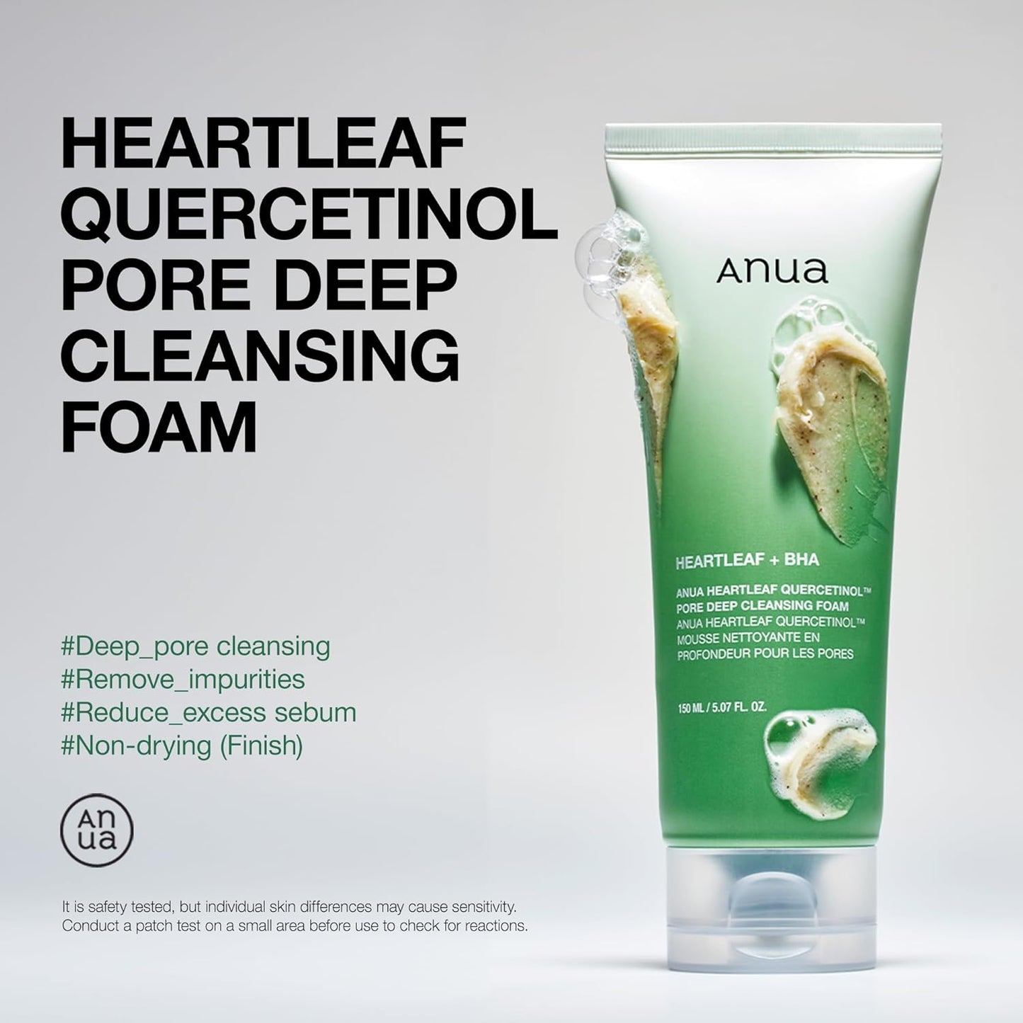 Anua 3-Step Glass Skin Beginner Set, Oil Cleanser and Face Wash with F
