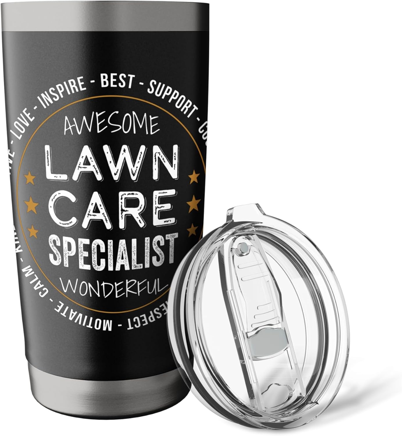 Lawn Care Specialist Gifts Appreciation Funny Stainless Steel Insulated Tumbler