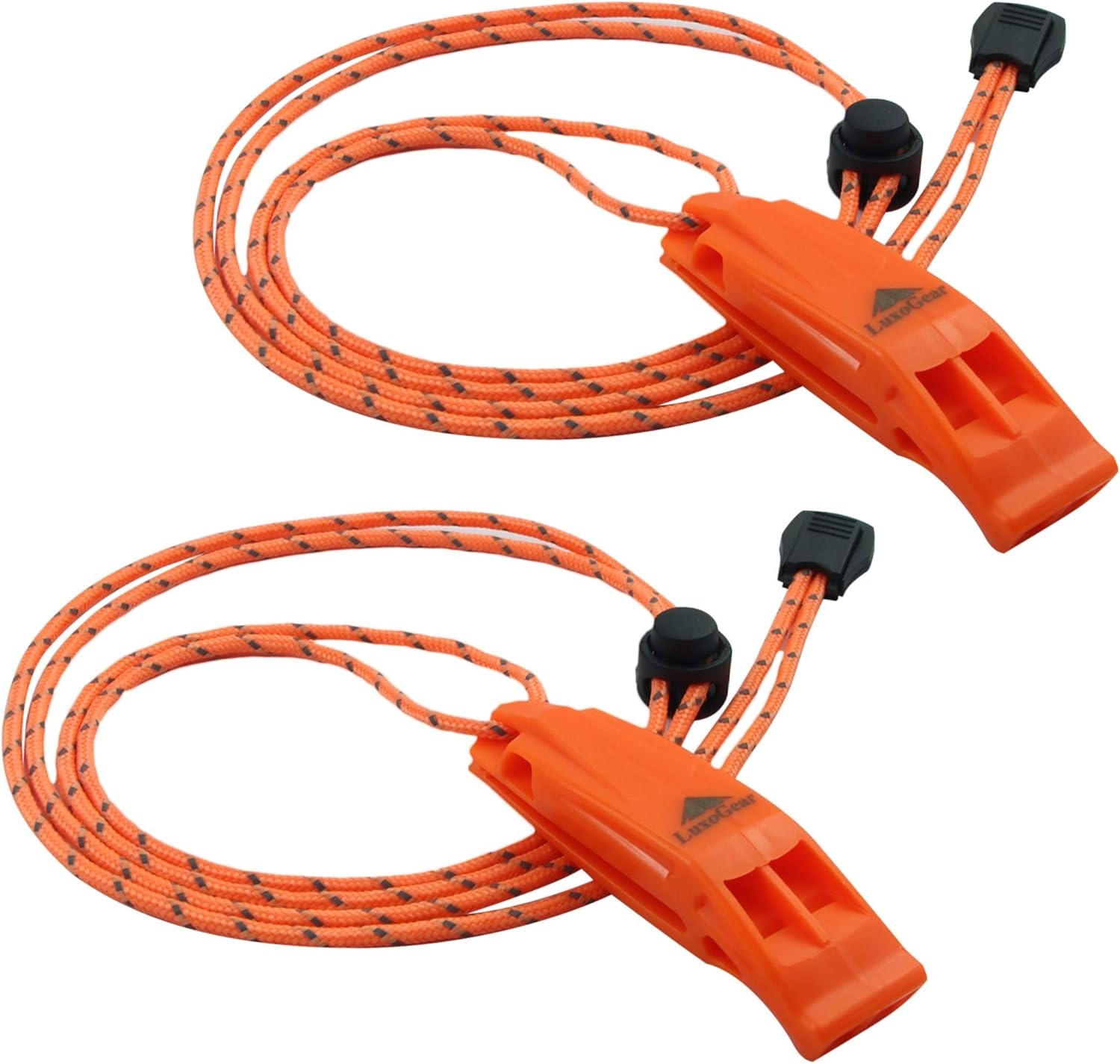 Emergency Whistles with Lanyard Safety Whistle Survival Shrill Loud Bl