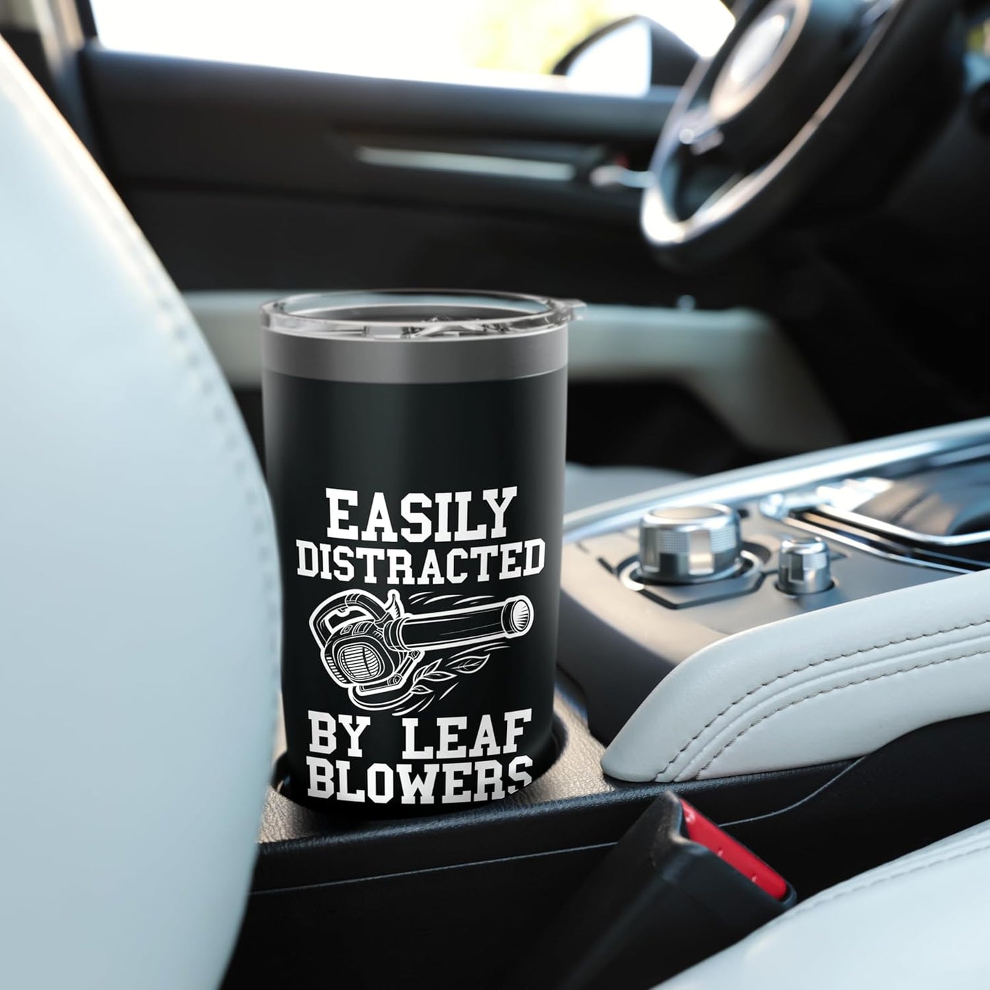 Leaf Blowing For Men Landscaping Lawn Care Yard Leaves Blow Stainless Steel Insulated Tumbler