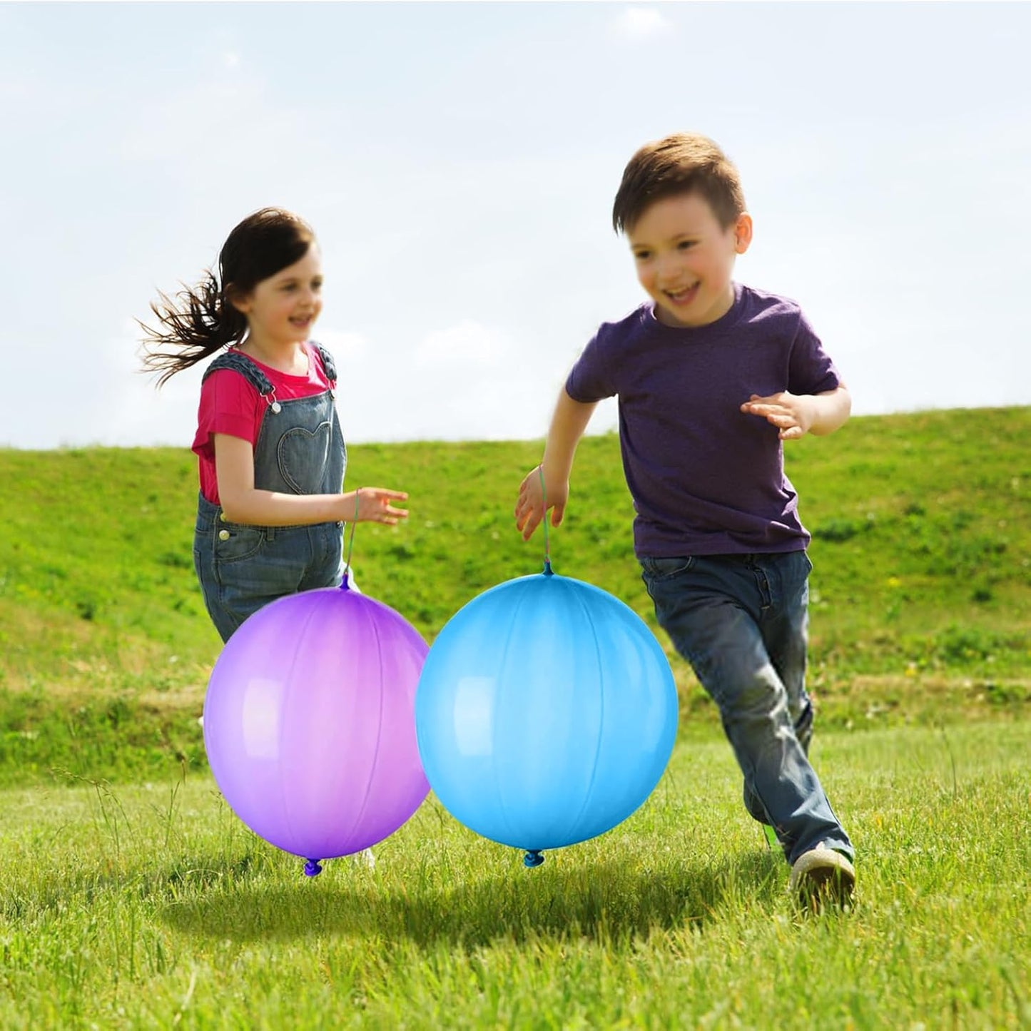30Pcs Punch Balloons, Thickened Neon Punching Balloon Heavy Duty Party