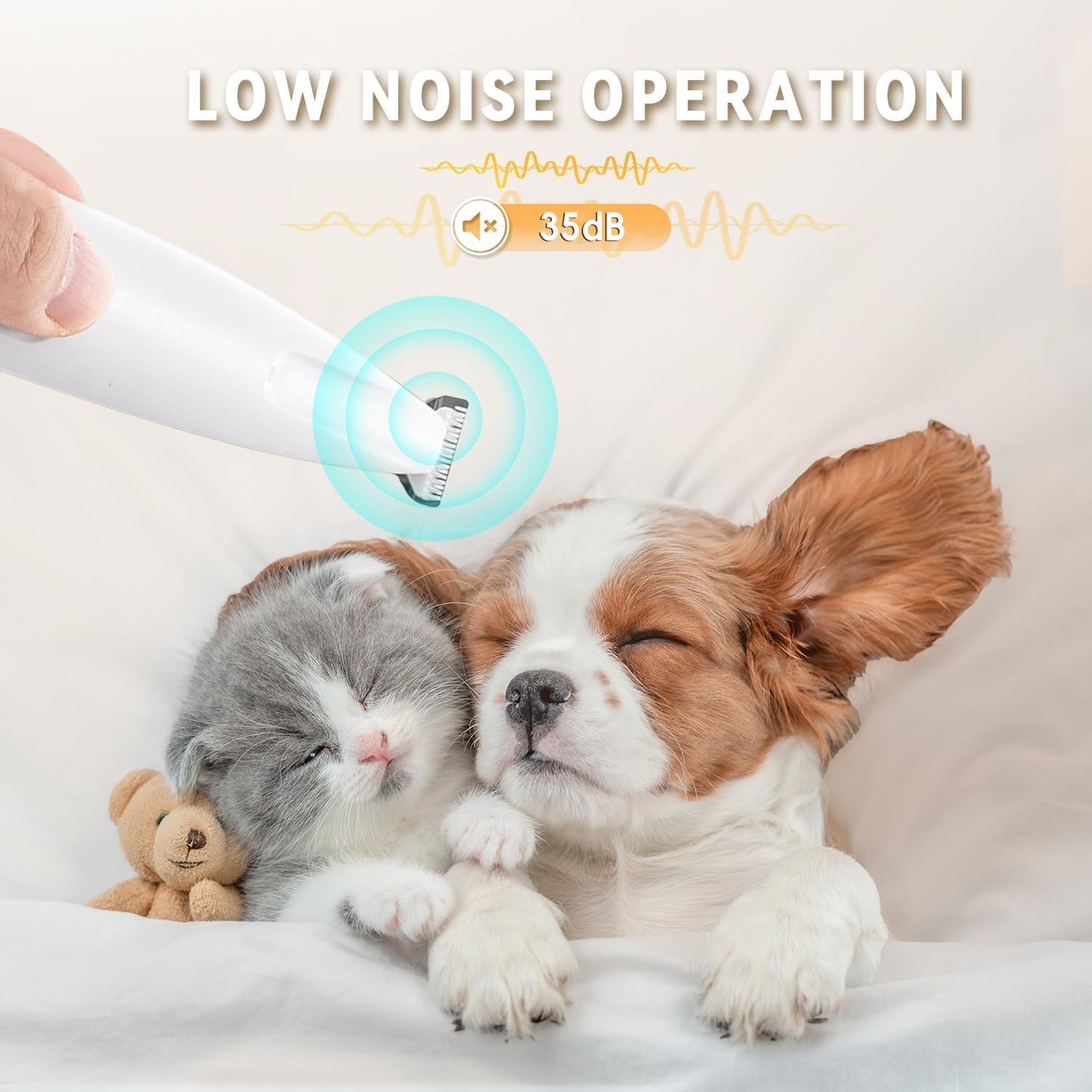 2026 New Pet Precision Trimmer, Dog Paw Trimmer with LED Light, Low No