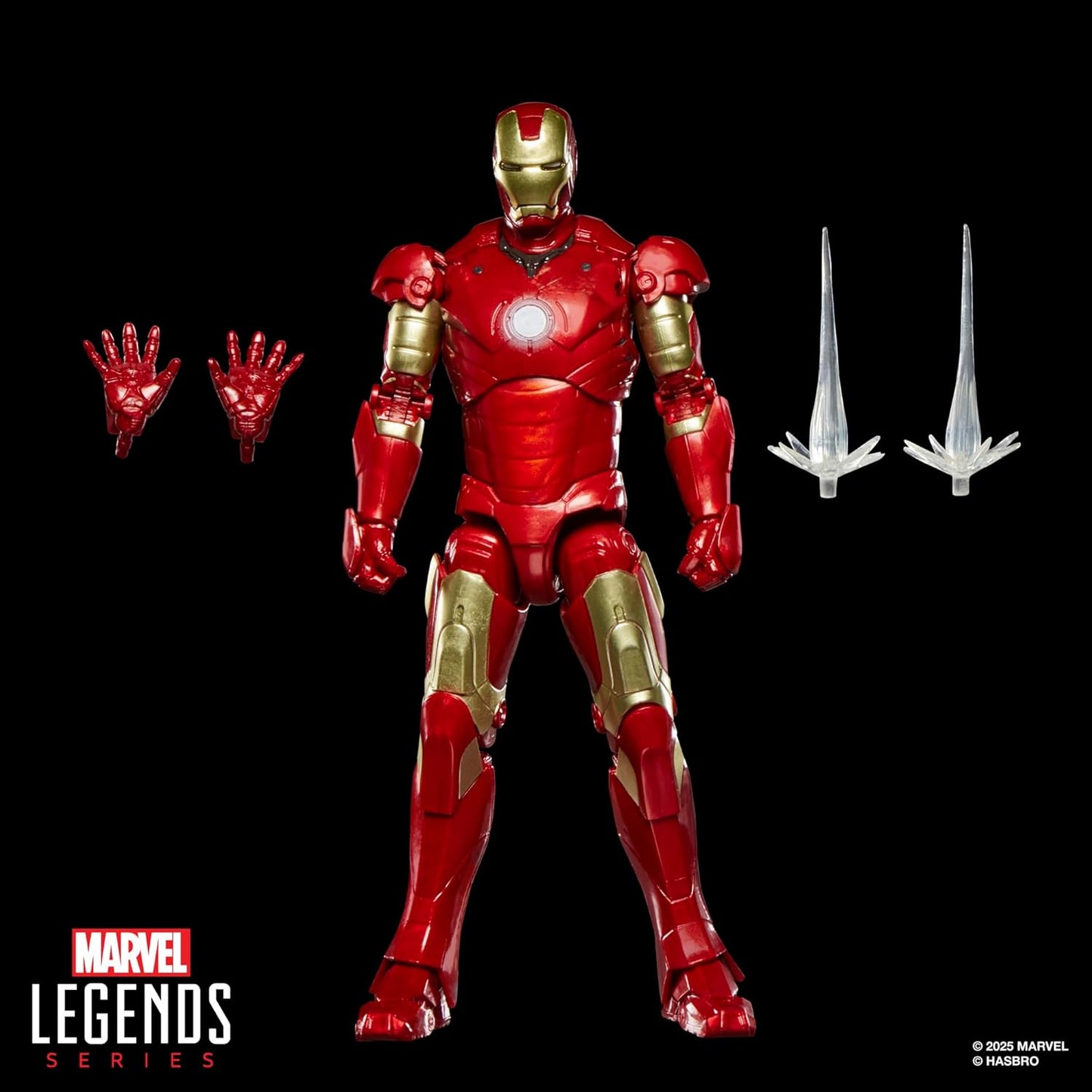 Marvel Legends Series Iron Man Mark III, Iron Man Movie Collectible 6-