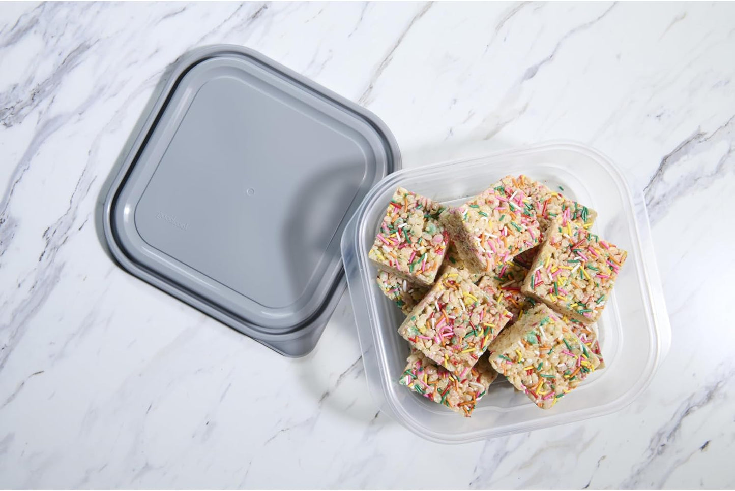 GoodCook EveryWare Extra Large Square Food Storage Container, 2 Pack, 