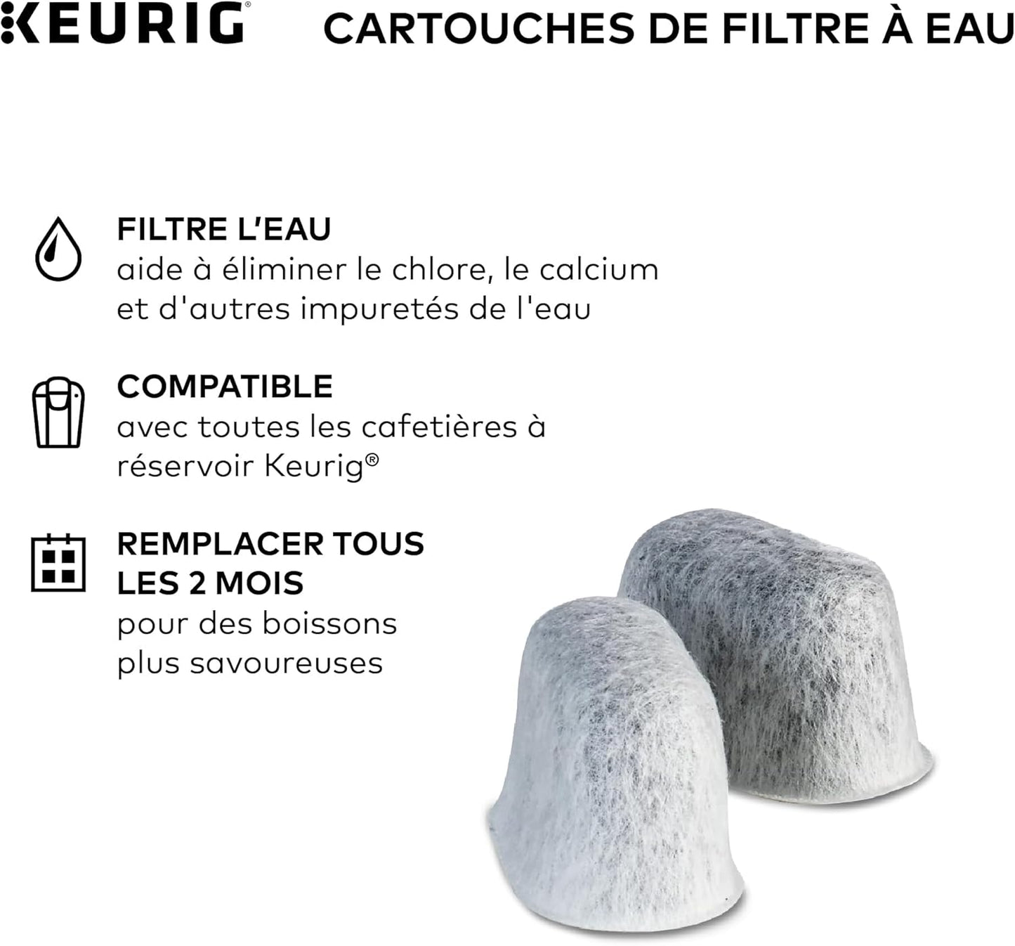 Keurig Water Filter Refill Cartridges, Replacement Water Filter Cartri