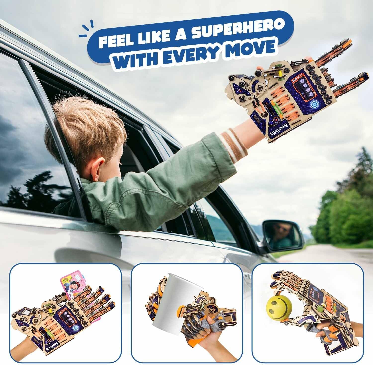 Smartivity DIY Robotic Mechanical Hand STEM Toy for Kids 8-14 Years Ol