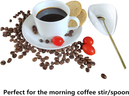 Coffee Spoon Rest, Mini Coffee Spoon Holder, Small Ceramic Spoon Rest 