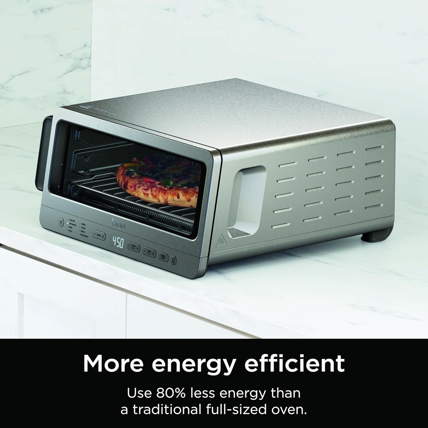 Ninja Air Fryer Toaster Oven Combo | 8-in-1 Functionality | Flip Up & 