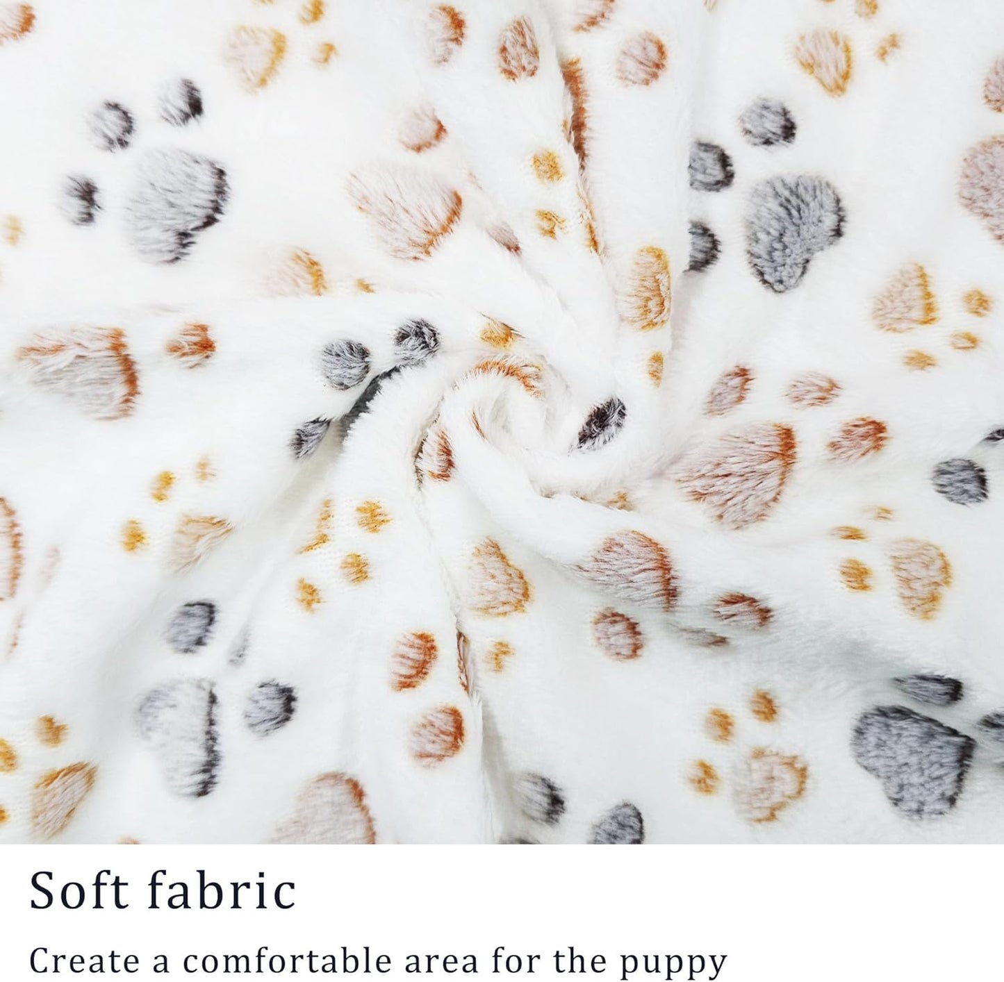 1 Pack 3 Blankets Super Soft Fluffy Premium Fleece Pet Blanket Flannel