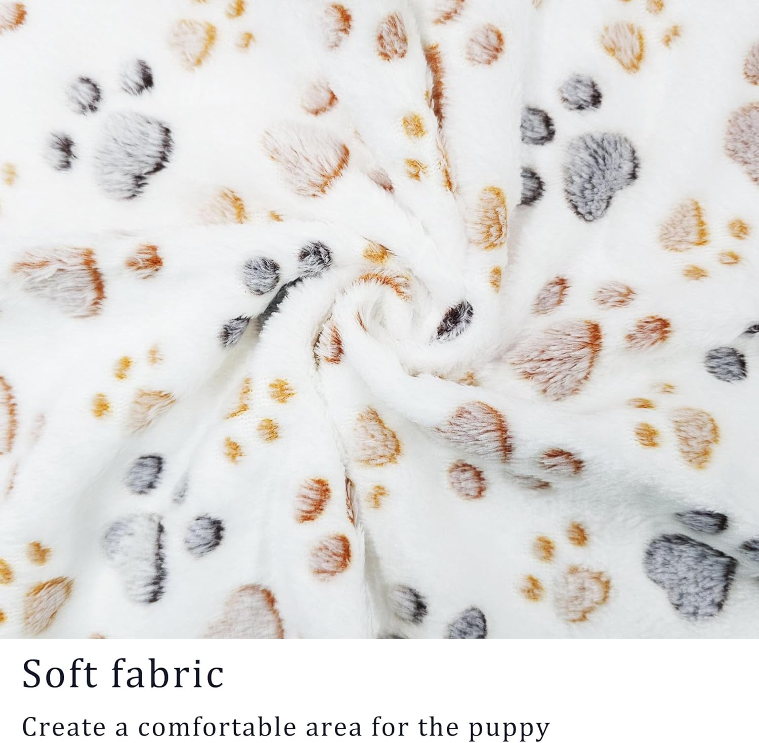 1 Pack 3 Blankets Super Soft Fluffy Premium Fleece Pet Blanket Flannel