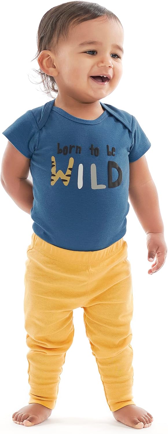 Onesies Brand Unisex Baby 3 Outfit Bundle Mix Match Newborn to 12m Pan
