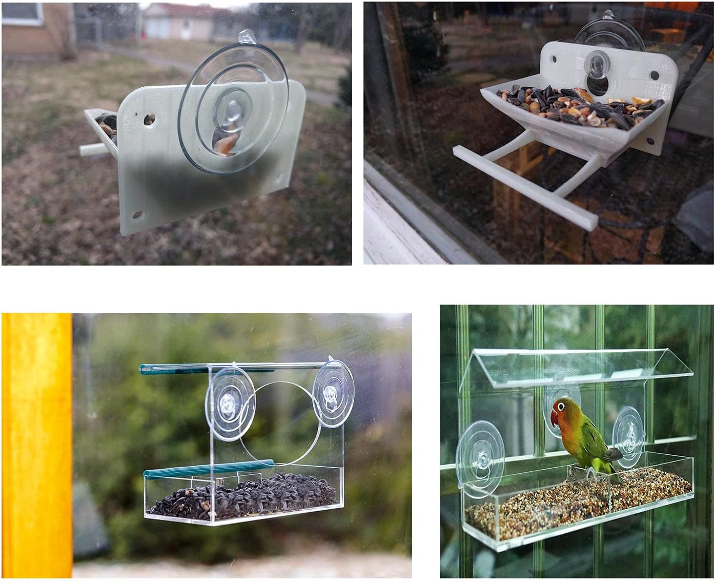 10pcs 60mm Large Suction Cups Use for Veg Ledge Shelf, Wreath, Sign, Christmas Ornament, Suncatchers, Decorations, Bird Feeder, Hanger, Windshield (Load-Bearing: 7 Pounds), Transparent