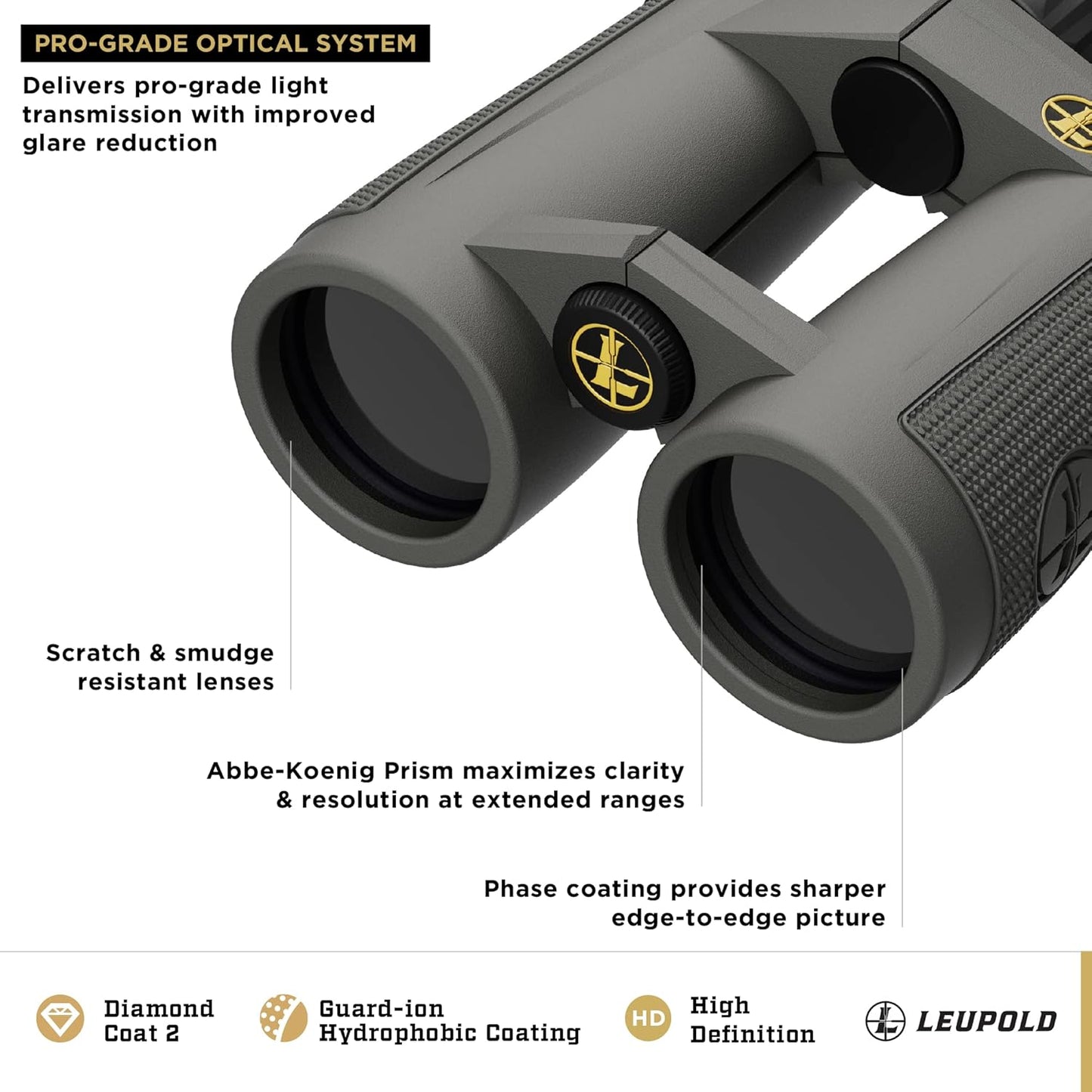 Leupold BX-5 Santiam HD Binoculars, 10x42mm (174483)