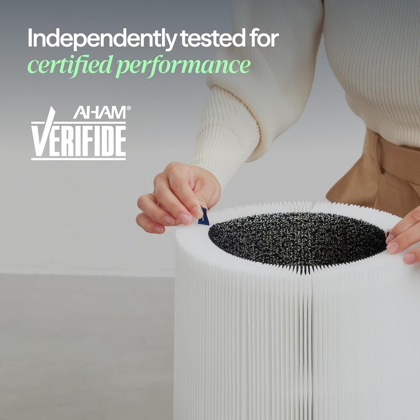 BLUEAIR Genuine F2MAX Filter for Blue Pure 211i Max — HEPASilent Technology, Particle + Carbon, Fits 211i Max Only (Not 211+ or 211+ Auto)