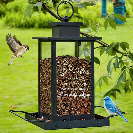 Sympathy Bird Feeders for Outdoors, Memorial Gifts for Loss of Loved O