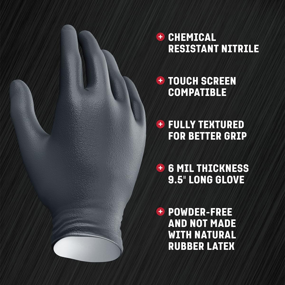 Venom Steel Industrial Nitrile Gloves, Chemical Resistant Disposable B