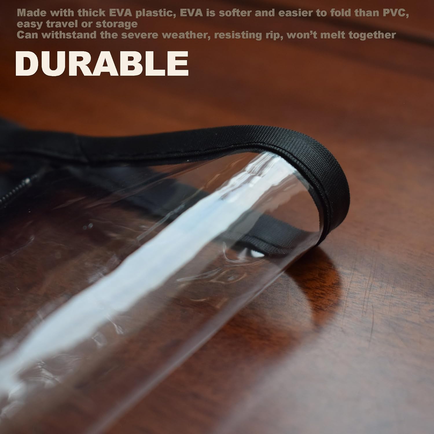 Rain Cover for Wagon Clear Plastic Awning for Collapsible Beach Foldin