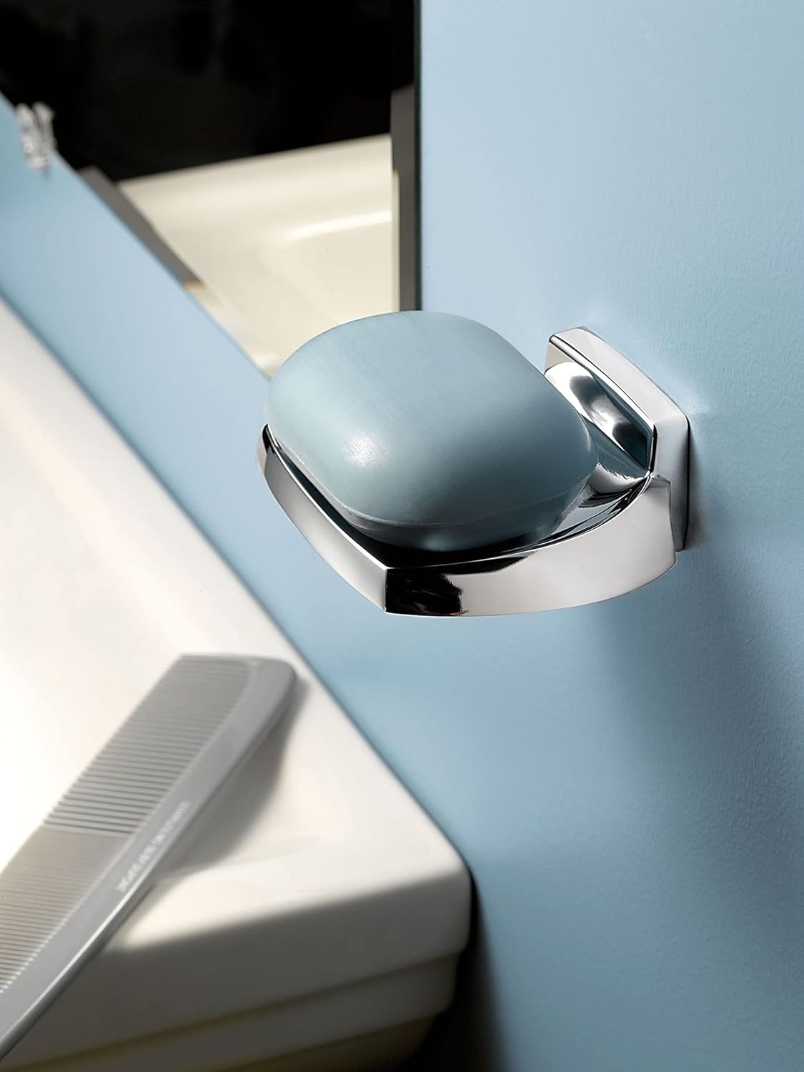 Moen Donnor Collection Chrome 6.25-Inch Diameter Wall Mount Contempora