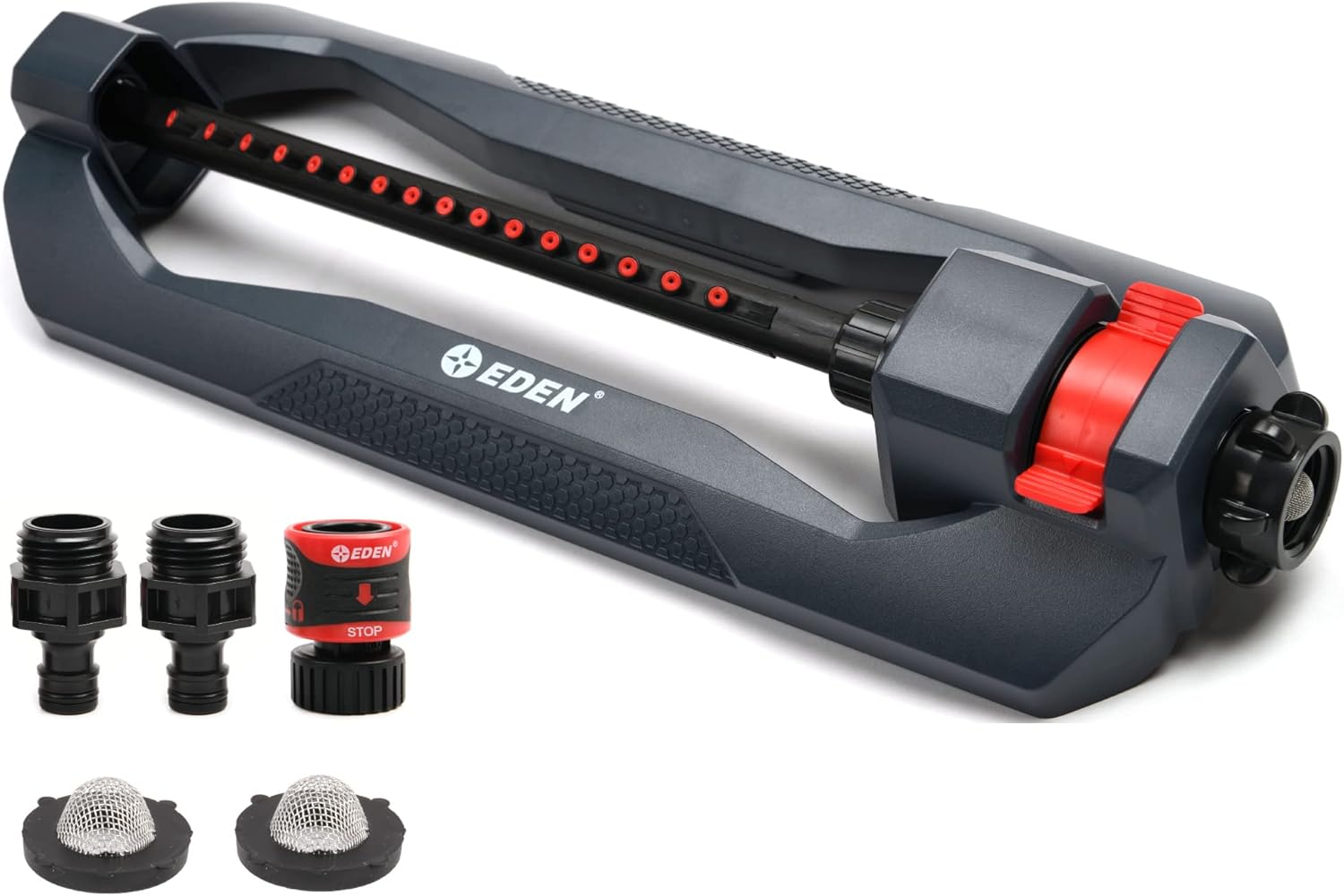 Eden 96213 Essential Turbo Oscillating Water Sprinkler, Covers Up to 3