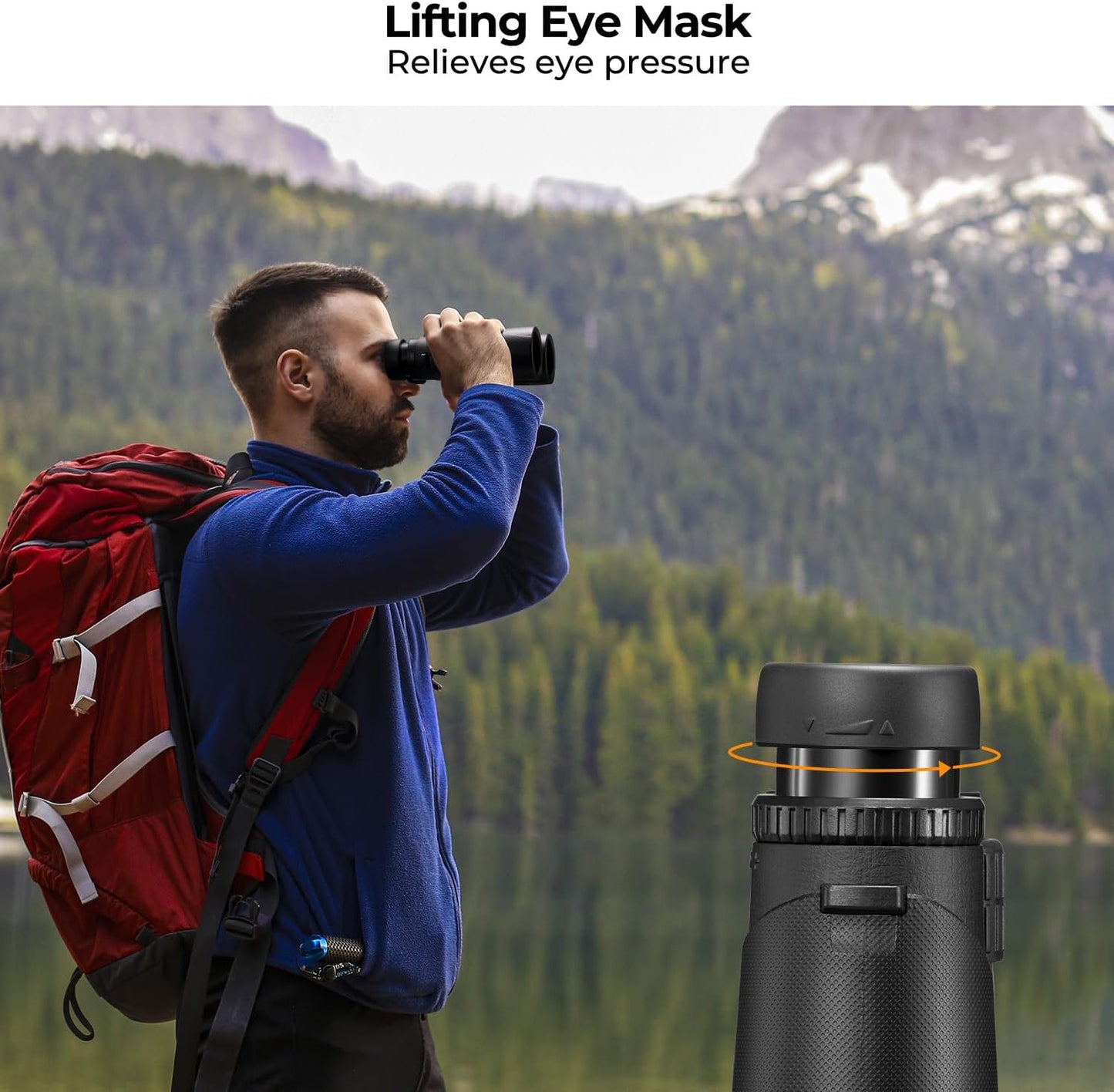 K&F Concept 10x42 Compact Binoculars for Kids and Adults, IP66 Waterpr