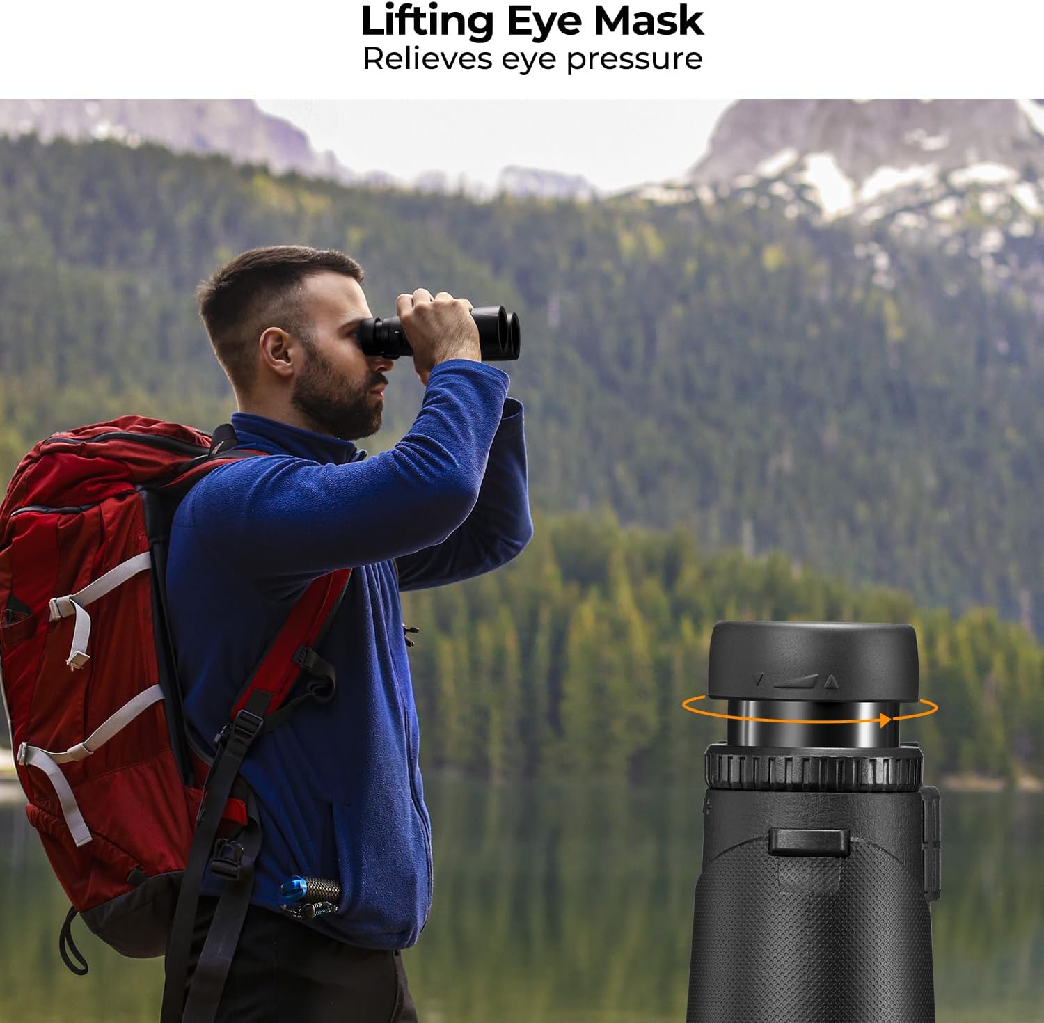 K&F Concept 10x42 Compact Binoculars for Kids and Adults, IP66 Waterpr