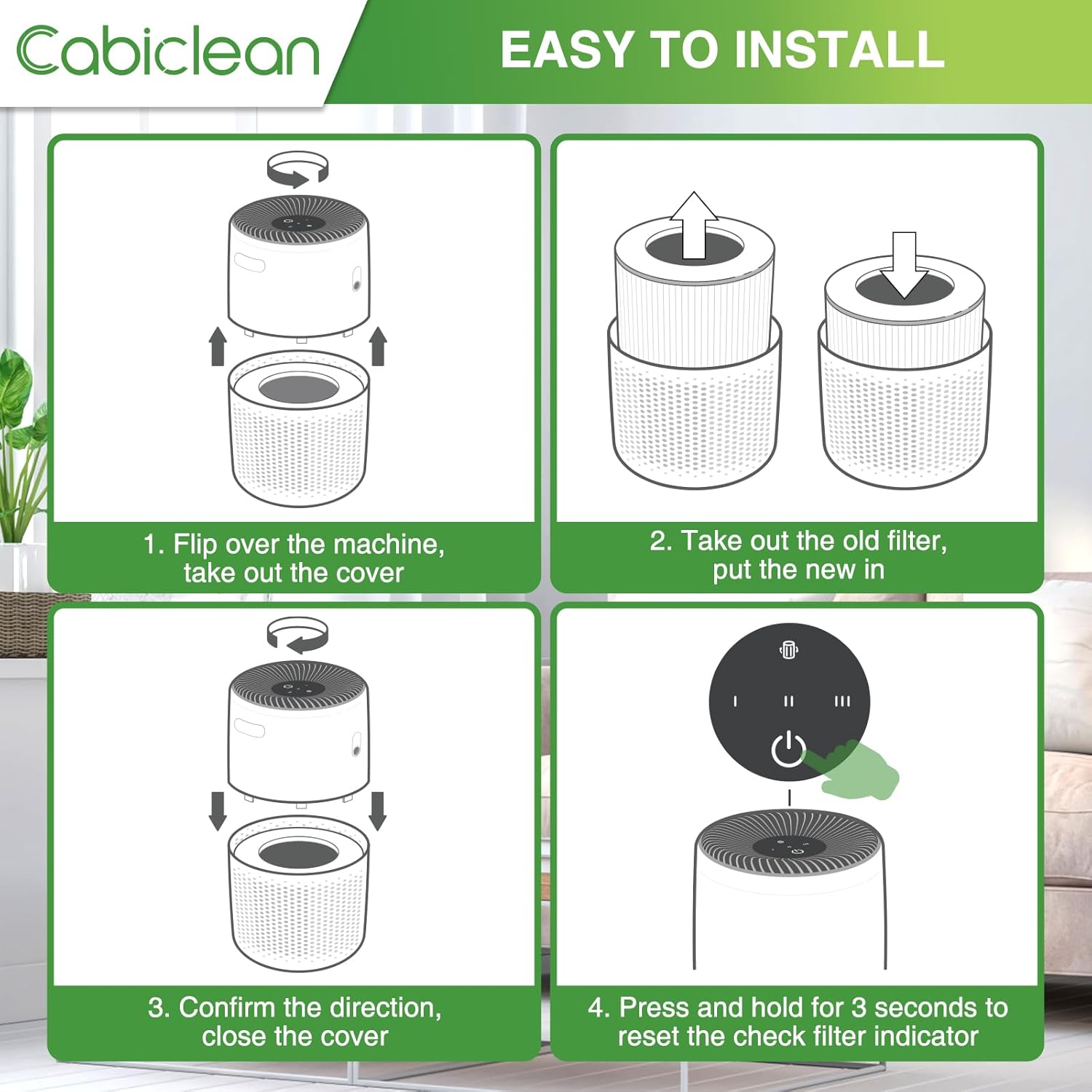 Core Mini Replacement Filter Compatible with LEVOIT Core Mini Air Puri