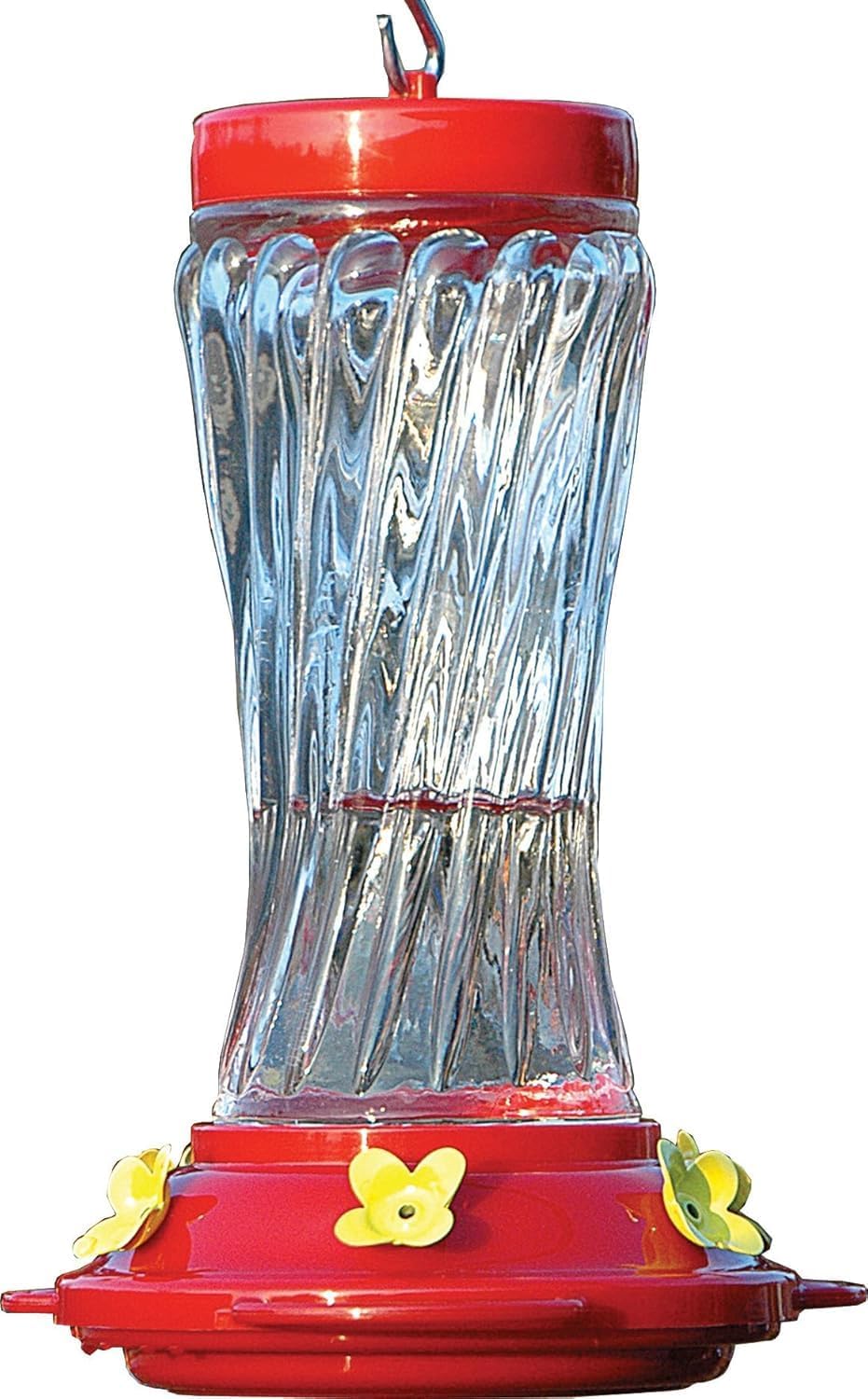 Audubon Swirl Glass Hummingbird Feeder, 16 oz. Model NA35225