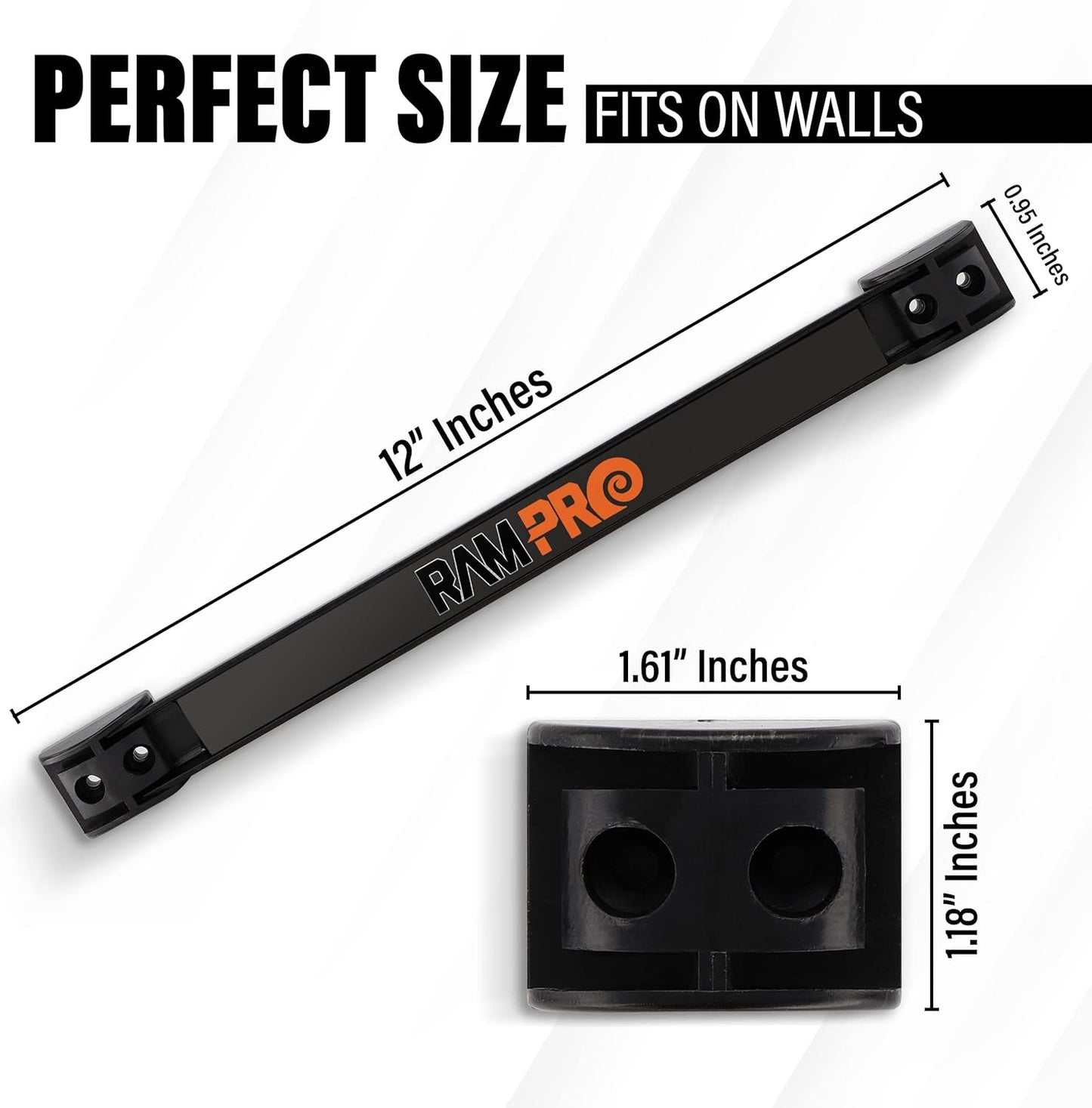 12" Magnetic Tool Holder Strip - A Tool Magnet Bar for Garage Organiza