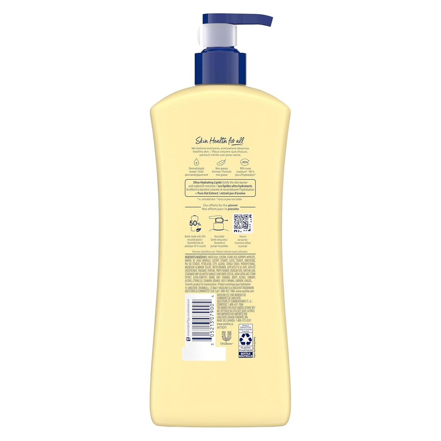 Vaseline Intensive Care Nourishing Moisture Body Lotion 3 Pk Made with