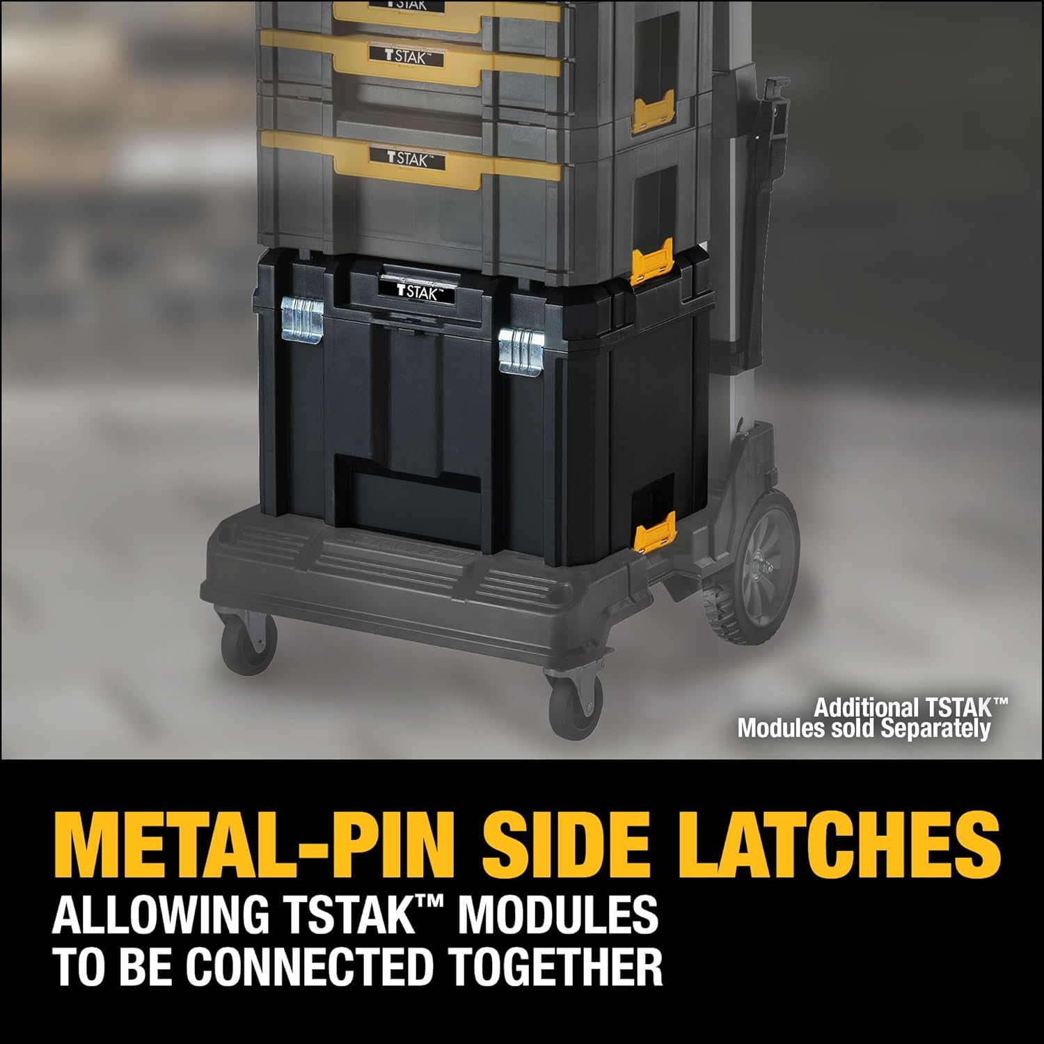 DEWALT TSTAK Tool Box, Extra Large Design, Removable Tray for Easy Acc