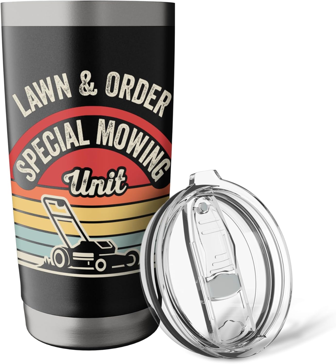 Lawn & Order Special Mowing Unit Humor Stainless Steel Insulated Tumbler