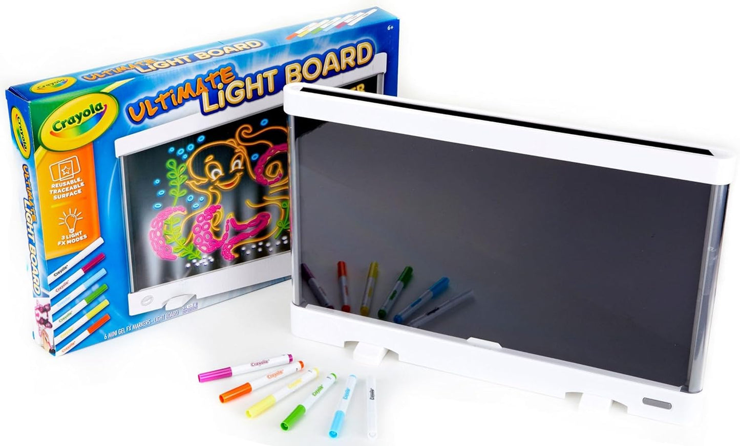 Crayola Ultimate Light Board - White, Kids Drawing Tablet, Gifts for K