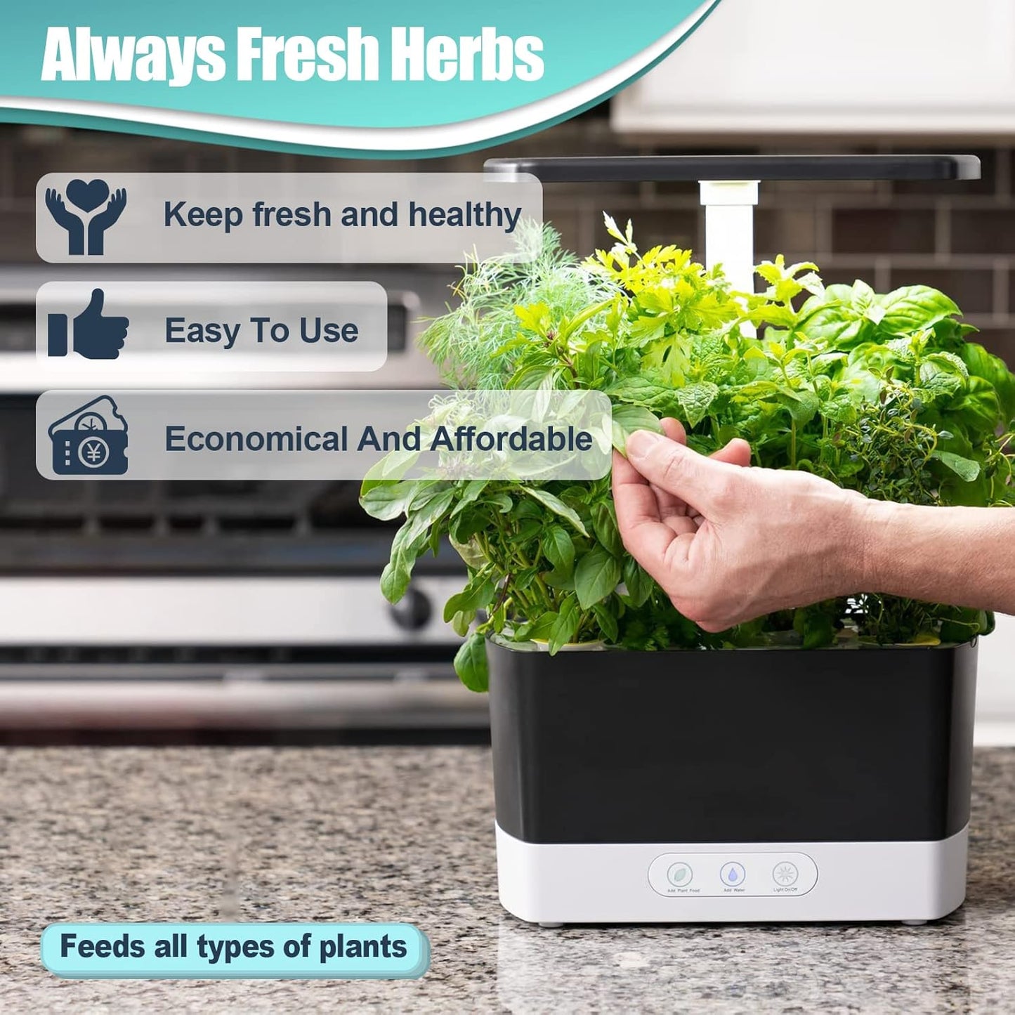124 pcs Seed Pod Kit for Aerogarden, Grow Anything Kit for Indoor Hydr