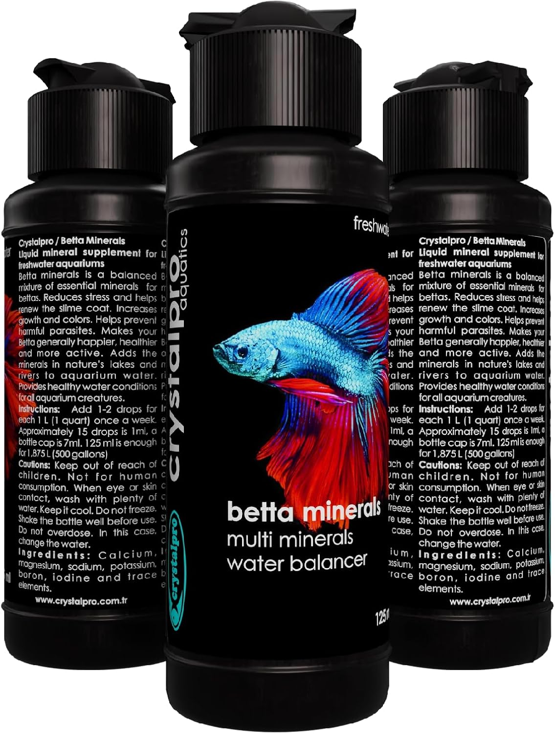 Betta Minerals for Betta Fish Health - Reduces Stress - Boosts Protect