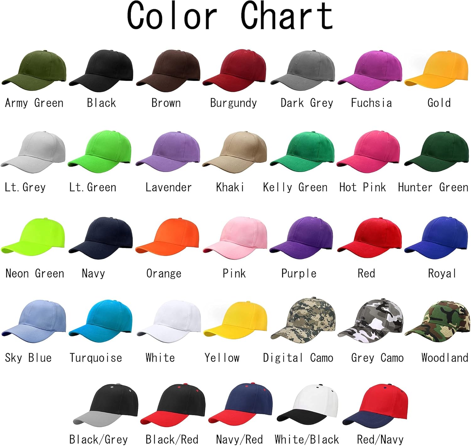Falari Baseball Cap Adjustable Size for Running Workouts and Outdoor A