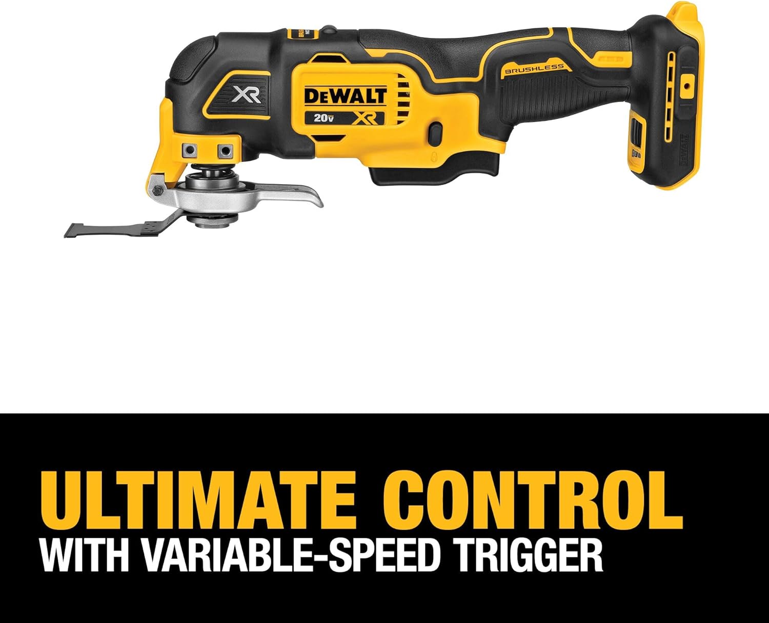 DEWALT 20V MAX XR Oscillating Multi-Tool Cordless, Variable Speed Brus
