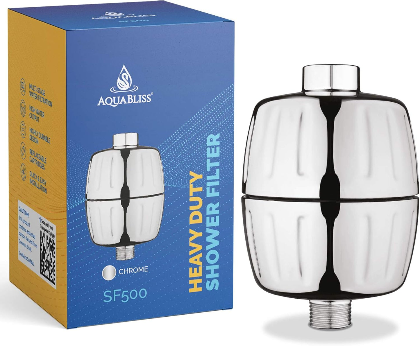 AquaBliss Heavy Duty Shower Filter – Latest Superior Advanced 30x Filt