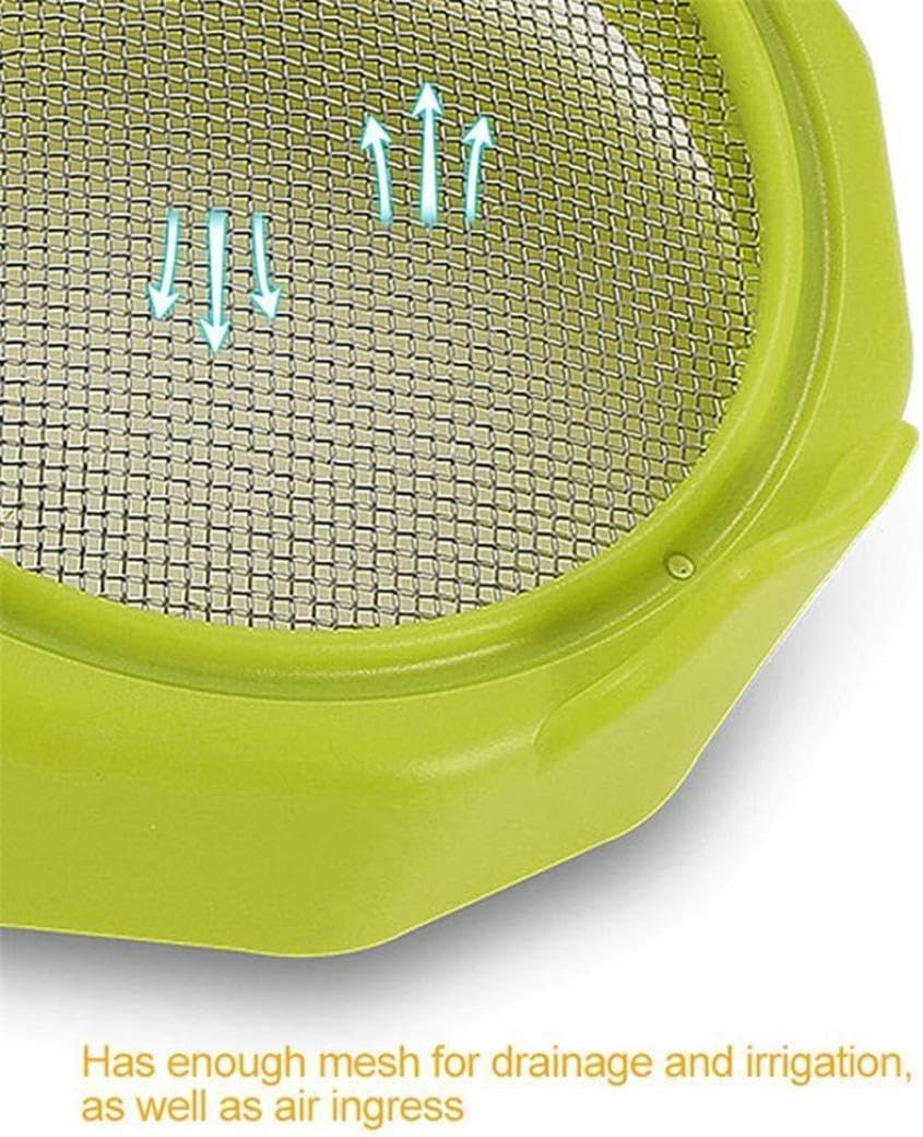 2pcs Sprouting Lid Garden Tools Lid Sprouting Net Cover Beans Sprouts 